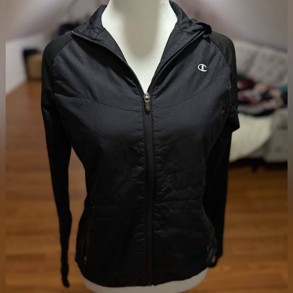 Champion Women's Black Bomber Jacket